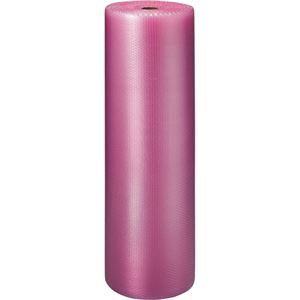 (まとめ) 川上産業 静電対策 ピンクプチ 1200mm×42m巻 P-d37Lx1200 1巻  【×5セット】