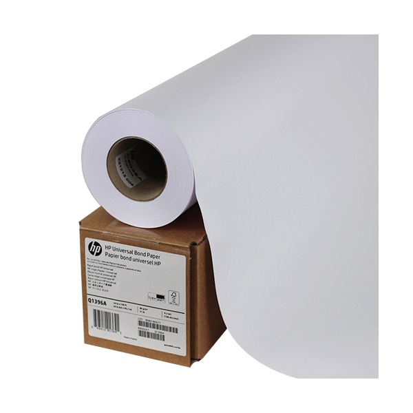 (まとめ) HP スタンダード普通紙24インチロール 610mm×45m Q1396A 1本 【×5セット】