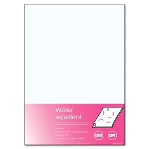 (まとめ) 長門屋商店 撥水紙 ウォーターリペレント A3 中厚口 81g ナ-WR102 1冊(100枚)  【×5セット】