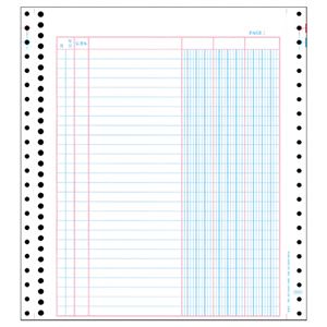 (まとめ) オービック バインダー元帳 Y10×T11 連続用紙 4024 1箱（1000枚）  【×5セット】