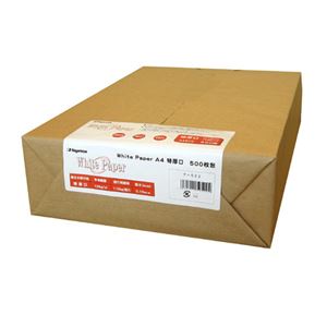 (まとめ) 長門屋商店 ホワイトペーパー A4 特厚口 110kg ナ-522 1冊(500枚)  【×5セット】