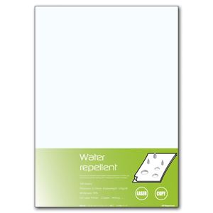 (まとめ) 長門屋商店 撥水紙 ウォーターリペレント A3 厚口 104g ナ-WR202 1冊(100枚)  【×5セット】