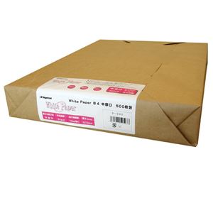 (まとめ) 長門屋商店 ホワイトペーパー B4 中厚口 70kg ナ-503 1冊(500枚)  【×5セット】