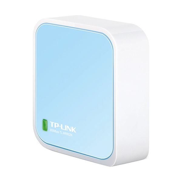 (まとめ) TP-Link 300Mbps Nano無線LANルーター TL-WR802N 1台 【×5セット】