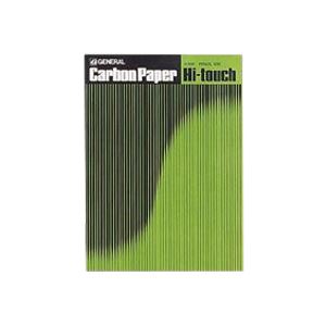 (まとめ) ゼネラル カーボン紙ハイタッチカーボン紙 両面筆記用 赤 No.300 1冊（100枚）  【×5セット】