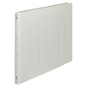 (まとめ) コクヨ フラットファイル(PP) A3ヨコ 150枚収容 背幅20mm グレー フ-H48M 1セット(10冊)  【×5セット】