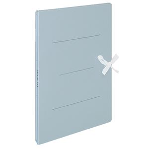 (まとめ) コクヨ ガバットファイル（紙製） A4タテ（ひも付き） 1000枚収容 背幅13～113mm 青 フ-H90B 1セット（10冊）  【×5セット】