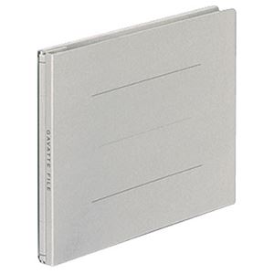 (まとめ) コクヨ ガバットファイル（紙製） B6ヨコ 1000枚収容 背幅13～113mm グレー フ-98M 1パック（10冊）  【×5セット】
