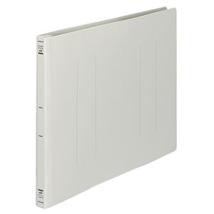 (まとめ) コクヨ フラットファイル(PP) B4ヨコ 150枚収容 背幅20mm グレー フ-H19M 1セット(10冊)  【×5セット】