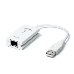 バッファロー USB2.0用 LANアダプター 100BASE-TX・10BASE-T対応 LUA3-U2-ATX 1個 【×10セット】