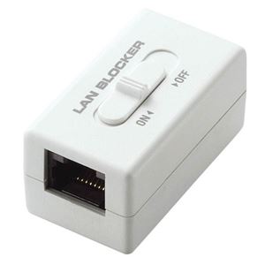 エレコム RJ-45中継コネクタ 10/100BASE-TX対応 LD-DATABLOCK01 1個 【×10セット】