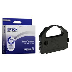 エプソン EPSON リボンカートリッジ 黒 VP3000RC2 1本 【×10セット】