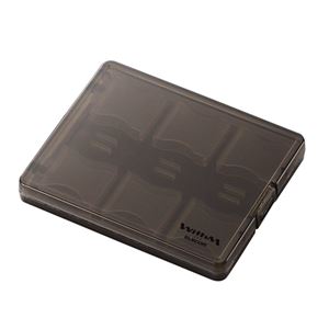 (まとめ) エレコム SD メモリカードケース 大容量タイプ クリアブラック CMC-06SD 1個  【×10セット】