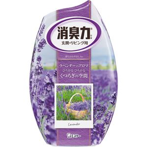 (まとめ) エステー お部屋の消臭力 ラベンダー 400ml 1セット（3個）  【×10セット】