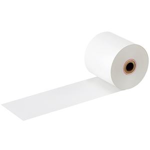 (まとめ) TANOSEE FSC認証小径サーマルロール紙 紙幅58×外径60×芯内径12mm 厚さ65μ 42m巻 高保存タイプ 1パック(5巻) 【×10セット】 - 拡大画像