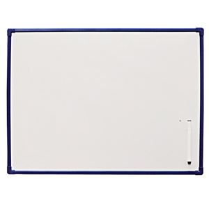 (まとめ) アイリスオーヤマ ホワイトボード 600×450mm NWP-46 1枚  【×10セット】