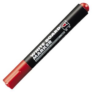 (まとめ) コクヨ ホワイトボード用マーカーペン 細字 赤 業務用パック PM-B101NR 1箱(10本)  【×10セット】