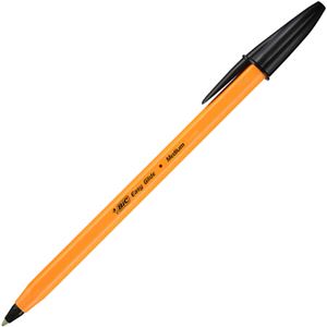 (まとめ) BIC 油性ボールペン オレンジEG 1.0mm 黒 業務用パック E-ORMJ20EGBLK 1箱（20本）  【×10セット】