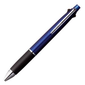 (まとめ) 三菱鉛筆 多機能ペン ジェットストリーム4＆1 0.7mm （軸色 ネイビー） MSXE510007.9 1本  【×10セット】
