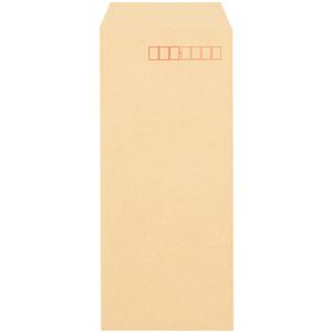 TANOSEE クラフト封筒 テープ付 70g 長40 〒枠あり 1000枚入 【×10セット】