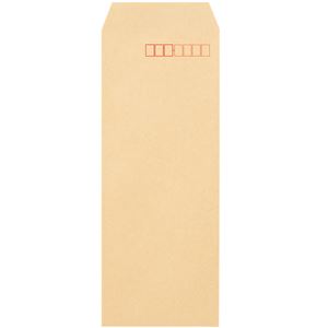 TANOSEE クラフト封筒 テープ付 70g 長4 〒枠あり 1000枚入 【×10セット】