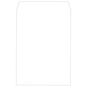 (まとめ) キングコーポレーション ソフトカラー封筒 角3 100g／m2 ホワイト K3S100W 1パック（100枚）  【×10セット】