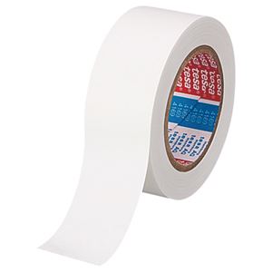 (まとめ) テサテープ ラインテープ 50mm×33m 白 4169PV8シロ 1巻  【×10セット】