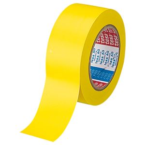 (まとめ) テサテープ ラインテープ 50mm×33m 黄 4169PV8キ 1巻  【×10セット】