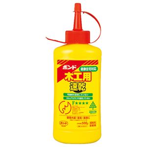 (まとめ) コニシ ボンド木工用速乾 500g #40007 1本  【×10セット】