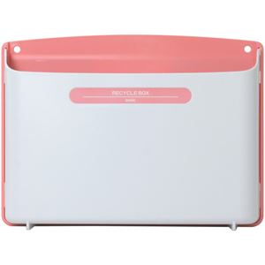 (まとめ) ソニック リサイクルボックス A4 ピンク MP-693-P 1個  【×10セット】