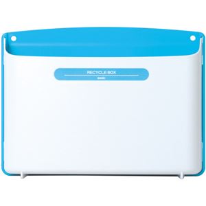 (まとめ) ソニック リサイクルボックス A4 ブルー MP-693-B 1個  【×10セット】