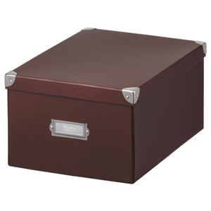 (まとめ) キングジム Toffy マジックボックス L ショコラブラウン TMX-002N-CBR 1個  【×10セット】