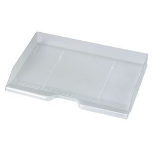 (まとめ) セキセイ スケルトンデスクトレー A3ヨコ クリア SSS-1485T 1個  【×10セット】