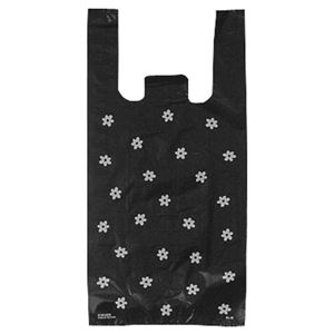 (まとめ) ヘッズ ブラックレジバッグ ヨコ300×タテ550×マチ幅150mm BL-L 1パック(100枚)  【×10セット】