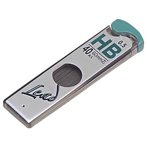 (まとめ) プラチナ プラチナシャープ SHARP芯 P-LEAD 0.5mm HB シン5Q-200A#4 1セット(400本：40本×10個)  【×10セット】