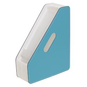 (まとめ) セキセイ ドキュメントスタンド A4タテ 13ポケット FB-2381-10ブルー 1個  【×10セット】