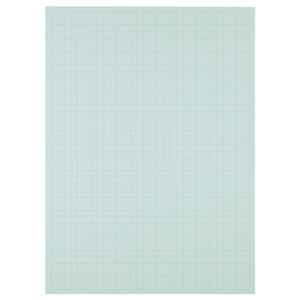 (まとめ) TANOSEE 模造紙（プルタイプ） 本体 788×1085mm 50mm方眼 ブルー 1ケース（20枚）  【×10セット】