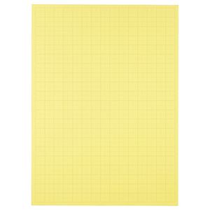 (まとめ) TANOSEE 模造紙（プルタイプ） 本体 788×1085mm 50mm方眼 クリーム 1ケース（20枚）  【×10セット】
