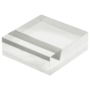 (まとめ) 光 透明アクリルカード立て 30×30×10mm A339-1-6 1パック（6個）  【×10セット】