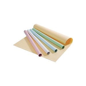(まとめ) TANOSEE 色模造紙 788×1091mm クリーム 1ケース（10枚）  【×10セット】