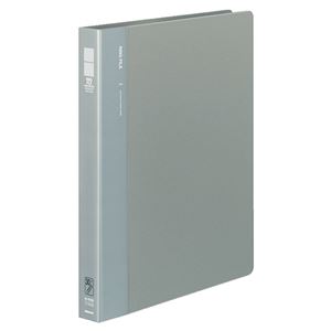 (まとめ) コクヨ リングファイル 発泡PP表紙 A4タテ 30穴 170枚収容 背幅33mm グレー フ-F470M 1冊  【×10セット】