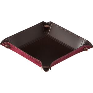 (まとめ) SEF アクセサリートレーS ボルドー 1個  【×10セット】