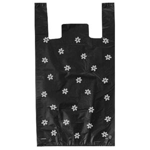 (まとめ) ヘッズ ブラックレジバッグ ヨコ230×タテ480×マチ幅120mm BL-M 1パック(100枚)  【×10セット】