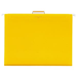 (まとめ) リヒトラブ リクエスト ハンギングフォルダー A4 黄 G1641-5 1パック(5冊)  【×10セット】