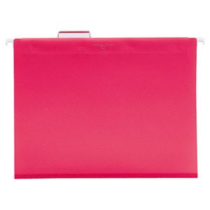 (まとめ) リヒトラブ リクエスト ハンギングフォルダー A4 赤 G1641-3 1パック(5冊)  【×10セット】