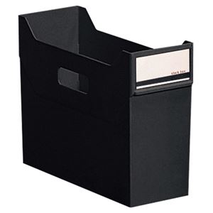 (まとめ) リヒトラブ リクエスト スタックボックス A4ヨコ 背幅117mm 黒 G1600-24 1個  【×10セット】
