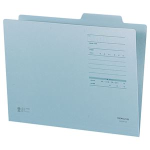 (まとめ) コクヨ 個別フォルダー（カラー・Fタイプ） A4 青 A4-IFF-BX10 1パック（10冊）  【×10セット】