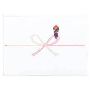 (まとめ) 寿堂 祝のし紙 花結 A4 コピー用FSC森林認証紙 55703 1パック（100枚）  【×10セット】