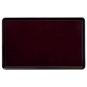 永山樹脂 トレー 角 ダークブラウン 270×170mm NJ-B02 1枚 【×10セット】