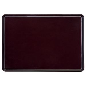 永山樹脂 トレー 角 ダークブラウン 340×240mm NJ-B01 1枚 【×10セット】